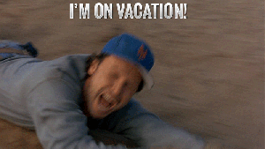 I'm on vacation